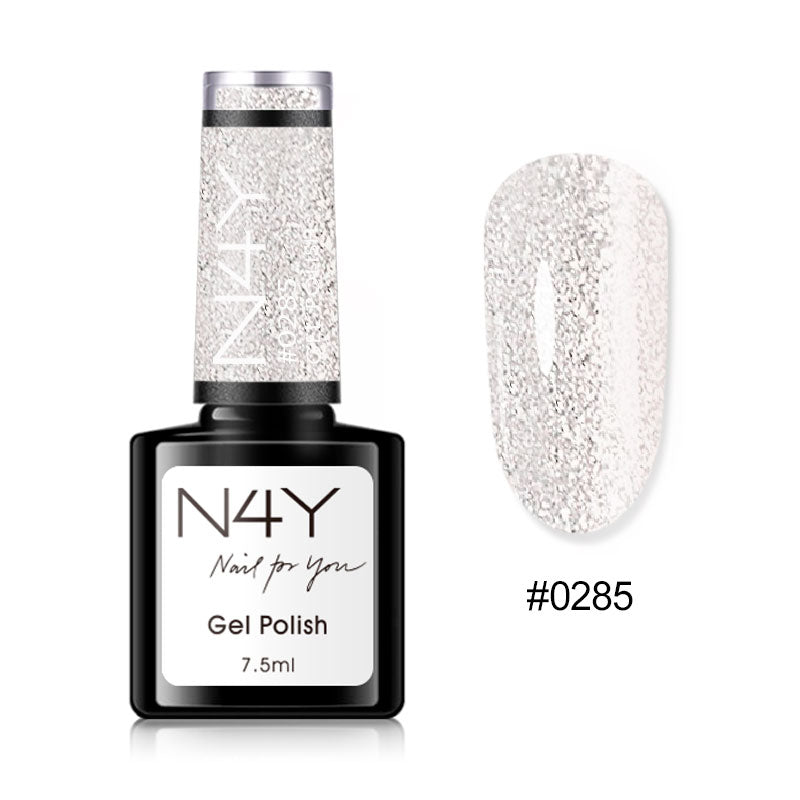 Gel Polish Falling Snow