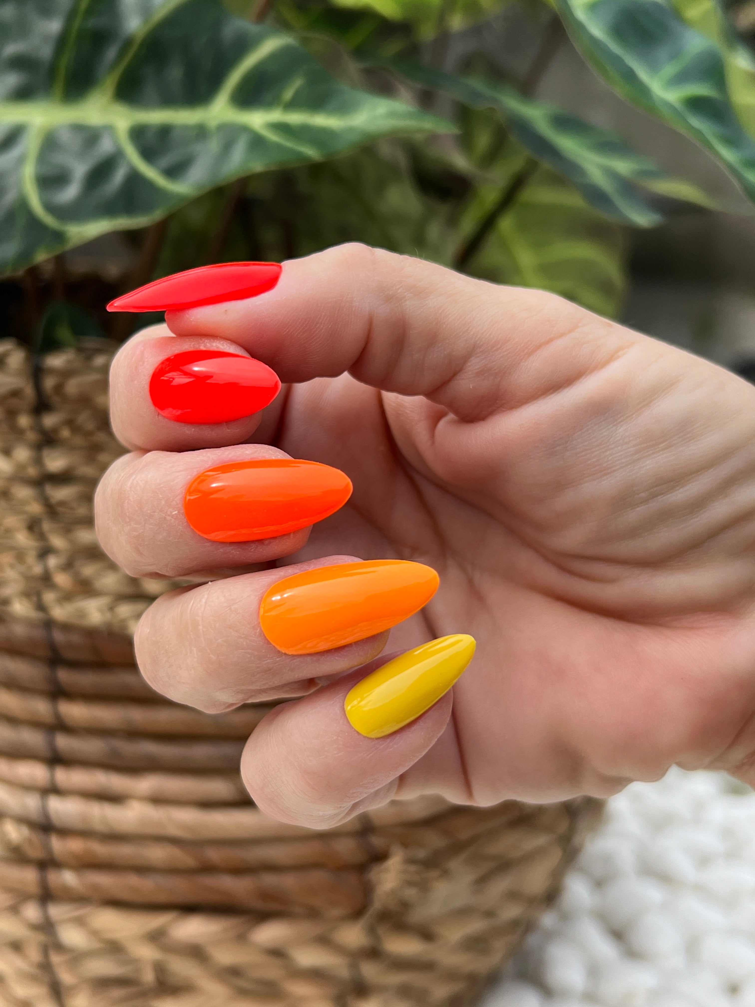 Gel Polish Neon Orange