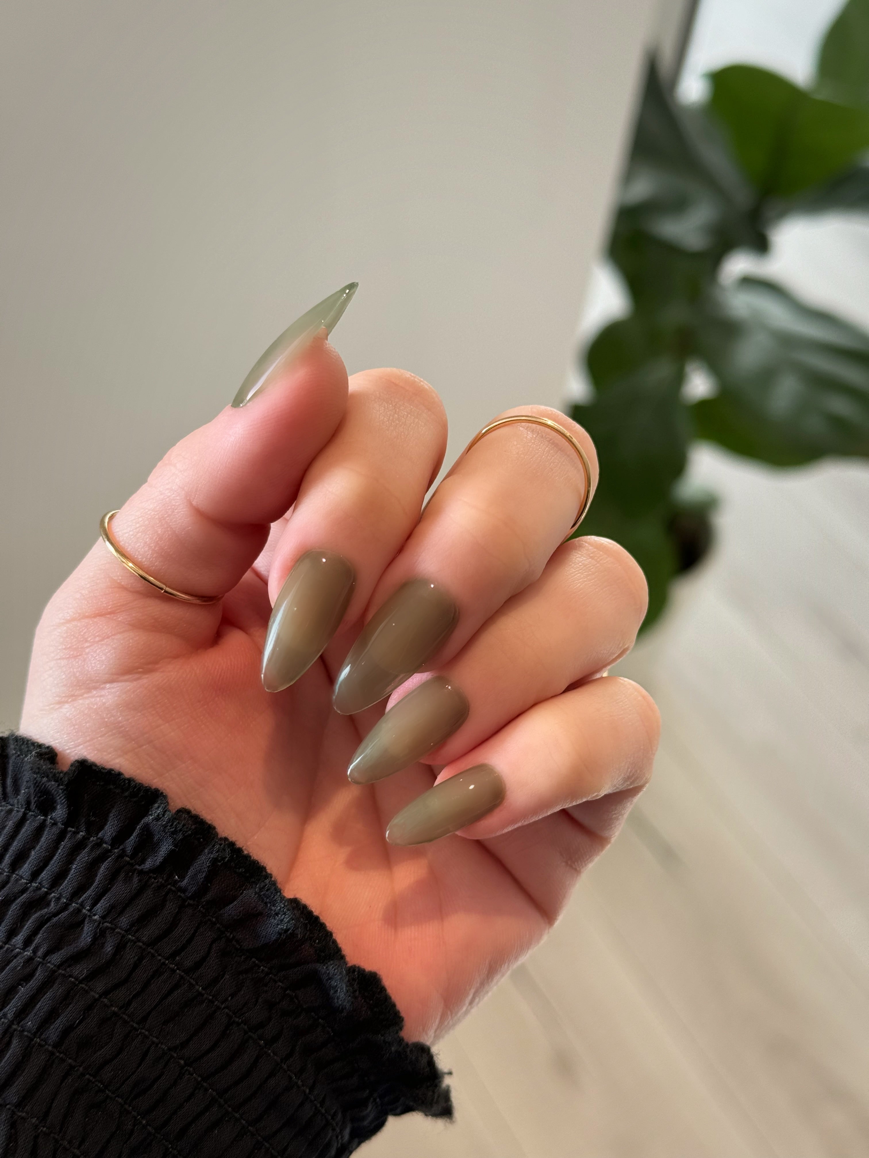 Gel Polish Clear Olive