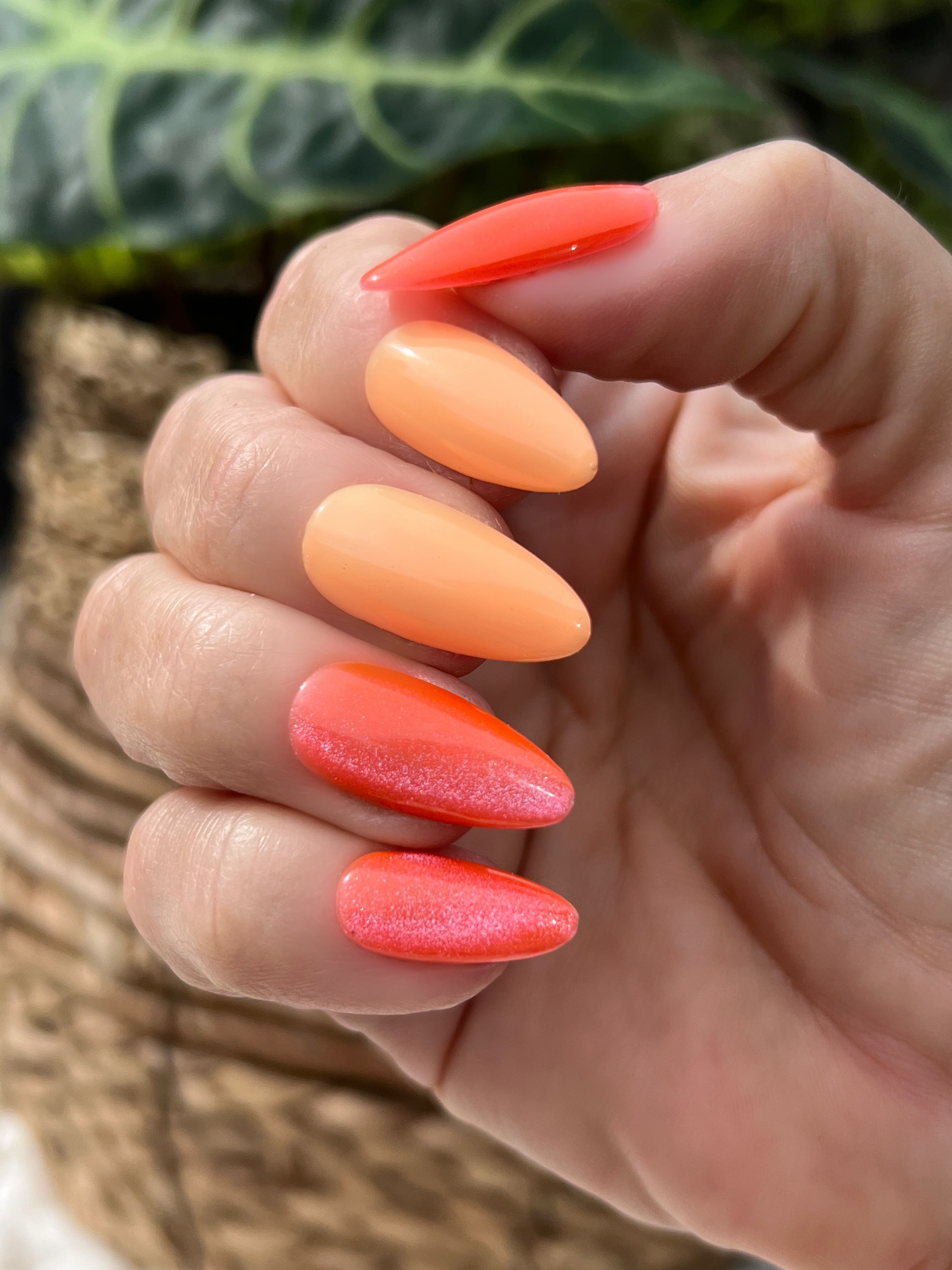 Gel Polish Cateye Orange