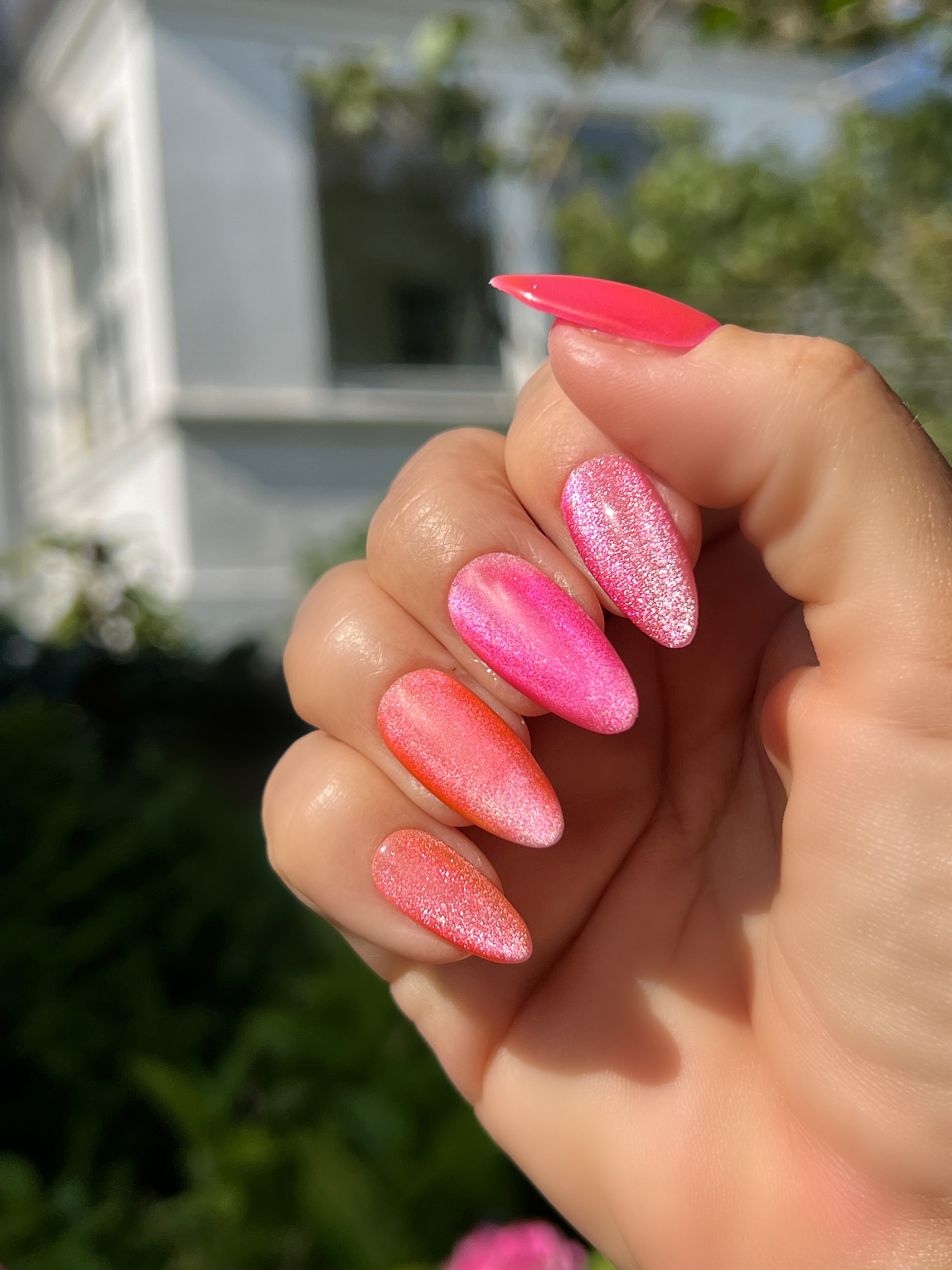 Gel Polish Cateye Pink