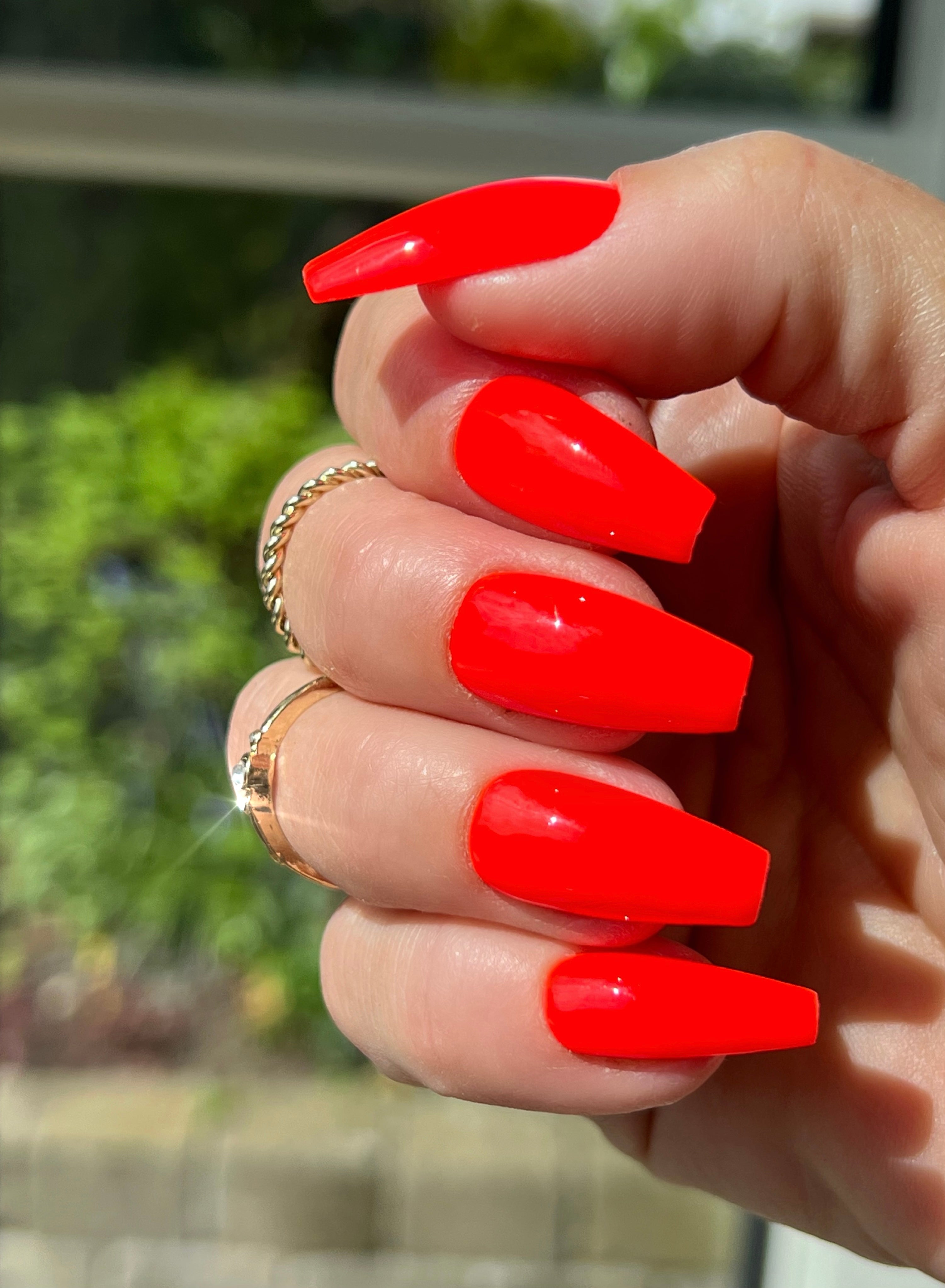 Gel Polish Neon Orange