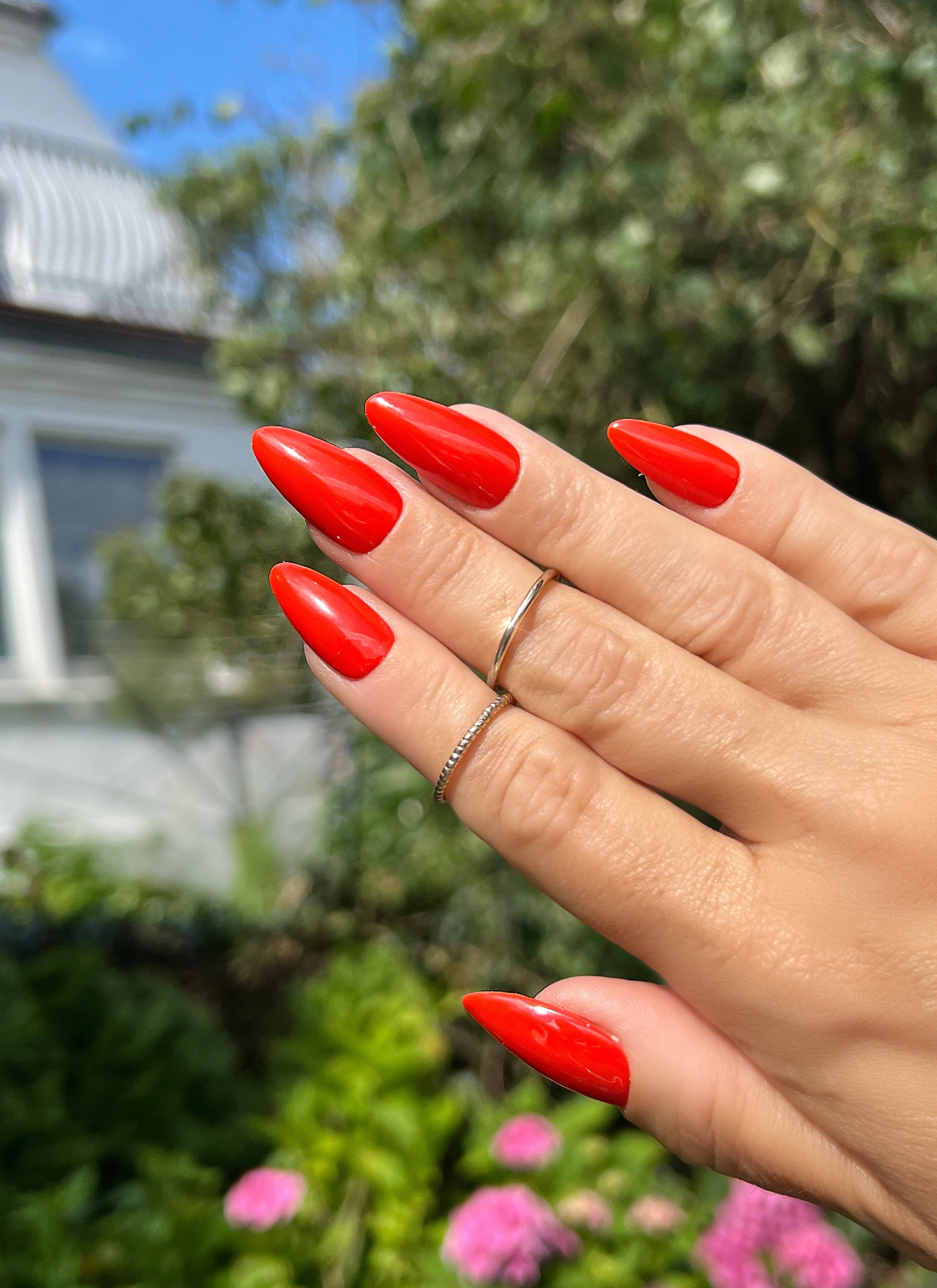 Gel Polish Red Orange