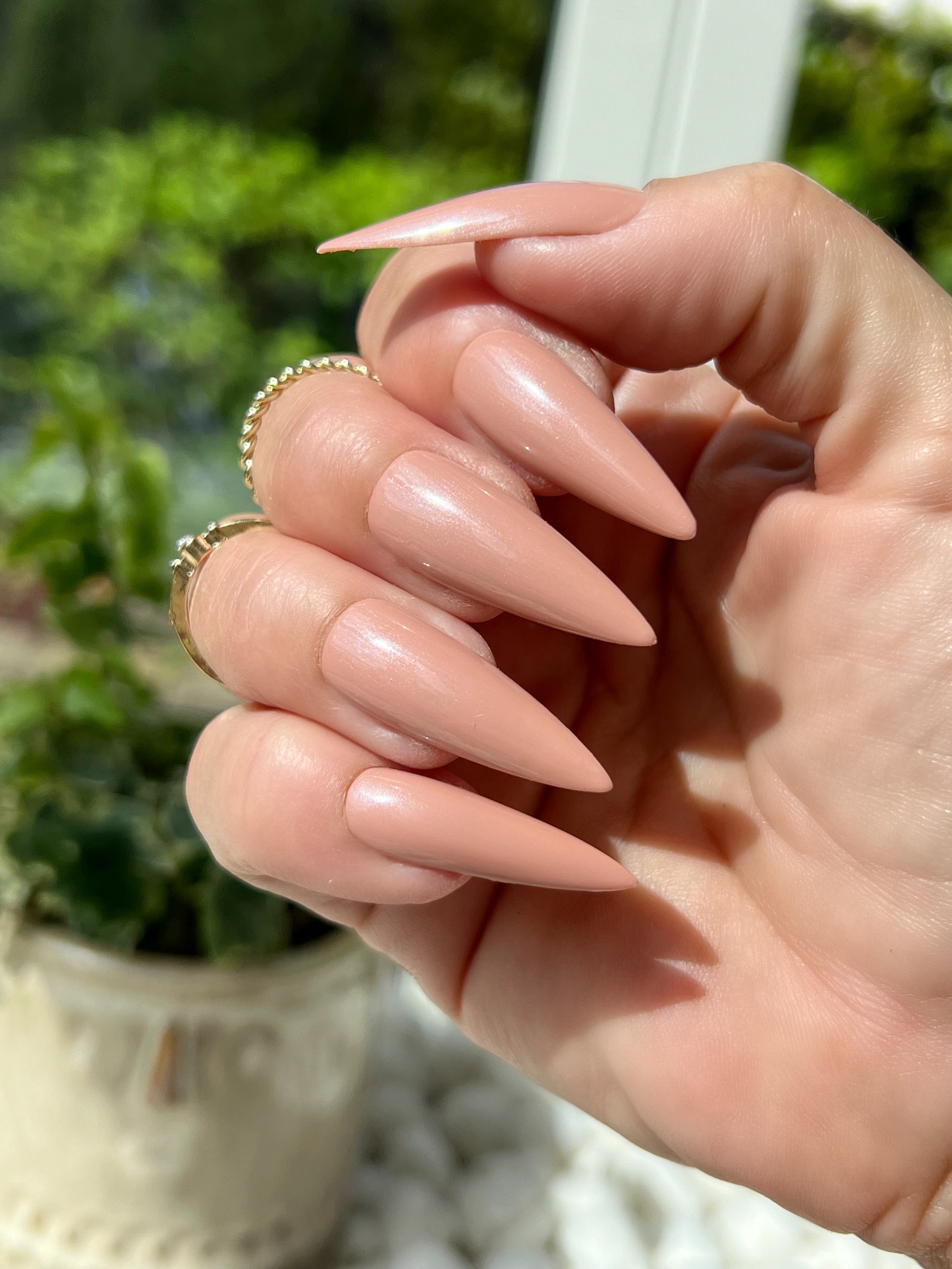 Gel Polish Nude Shimmer