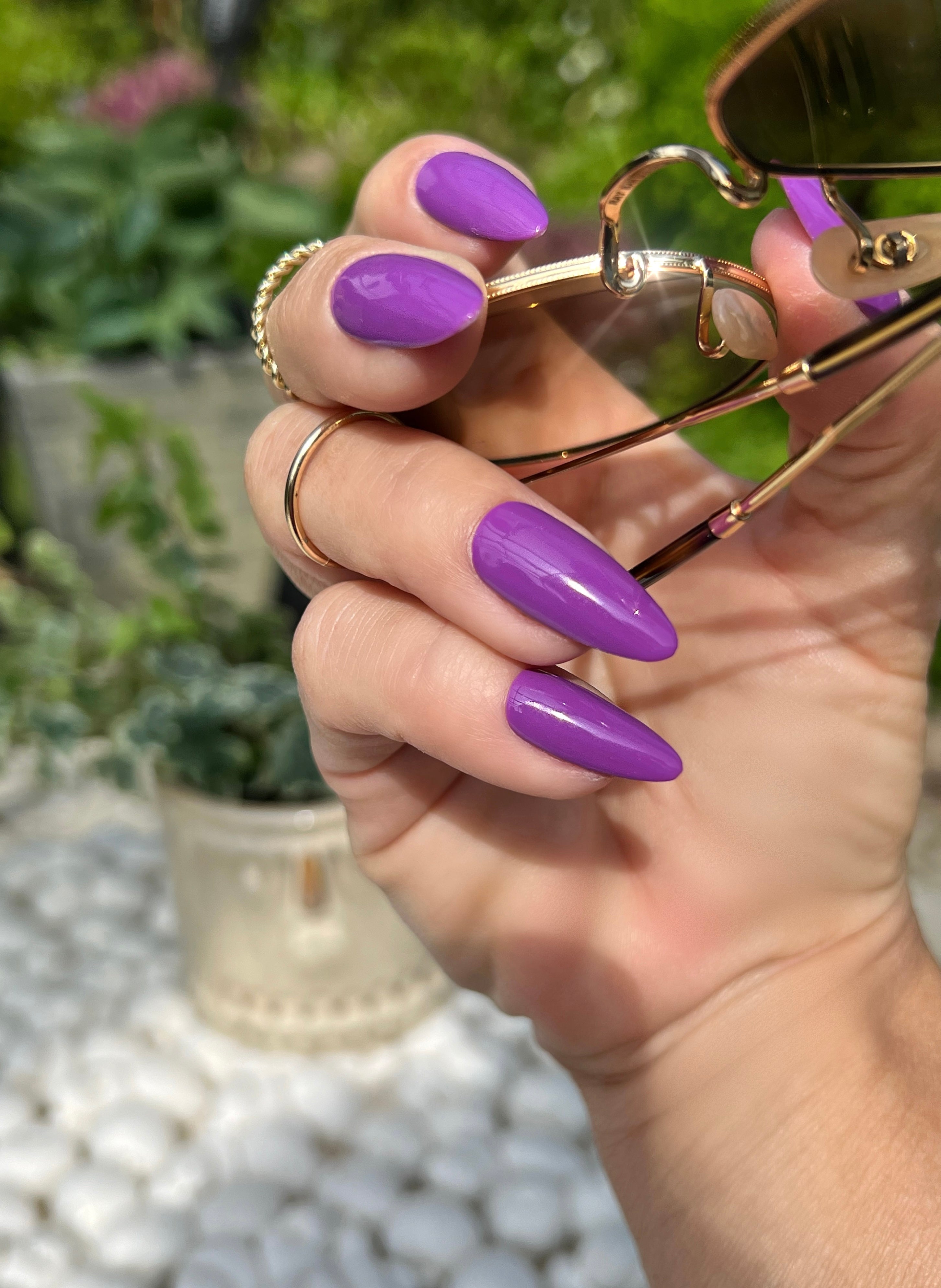 Gel Polish Neon Purple