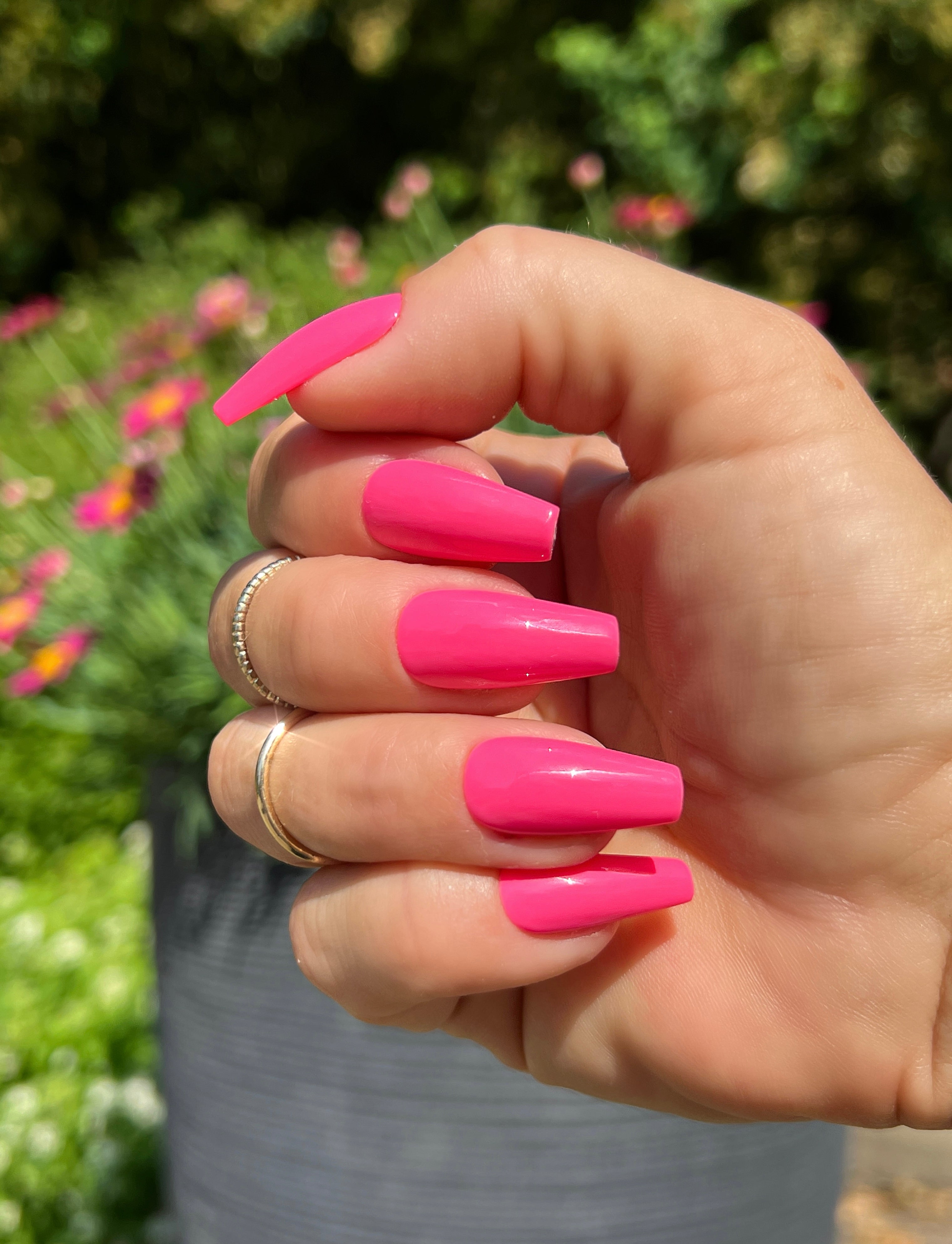 Gel Polish Neon Pink