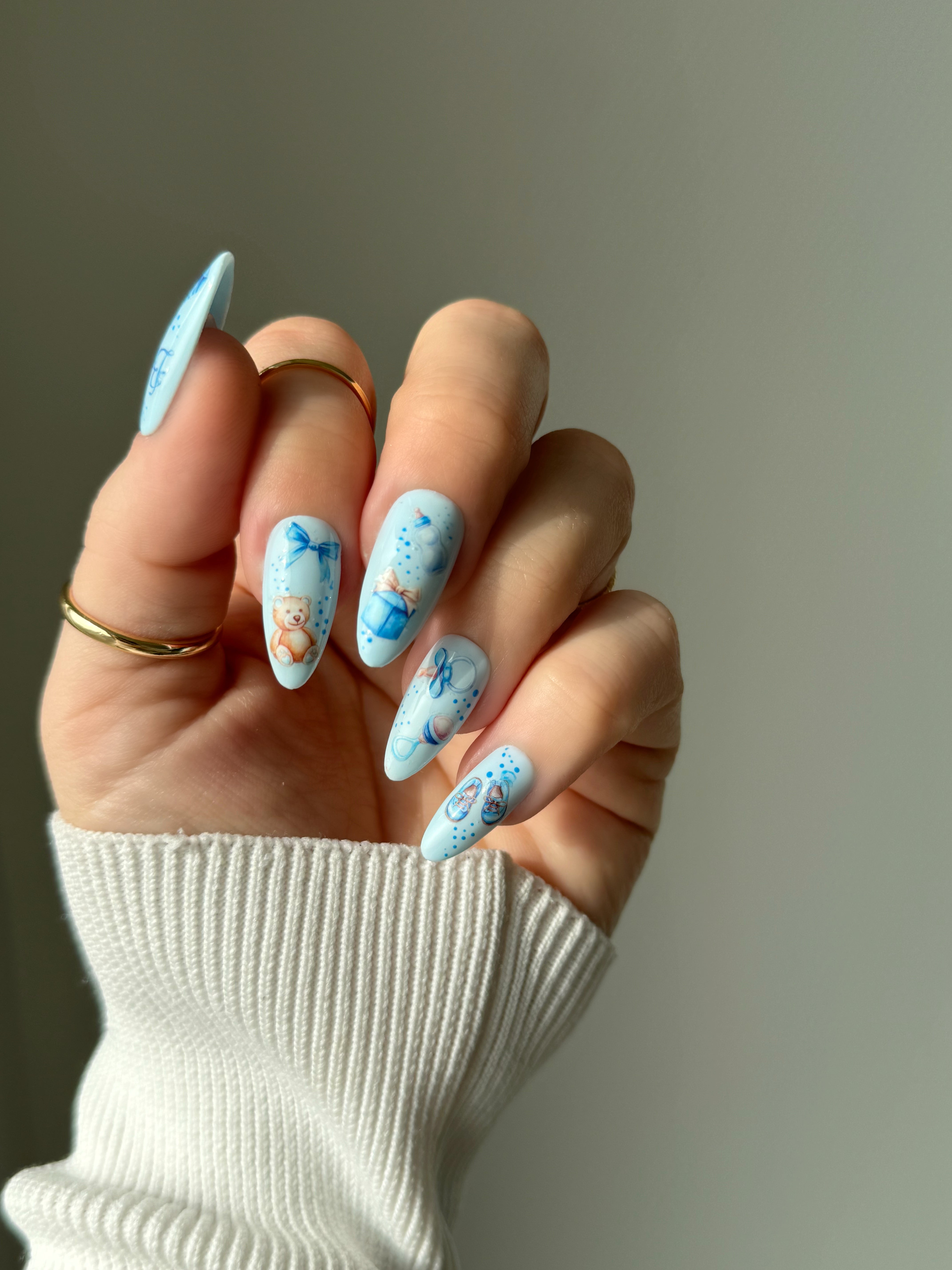 Gel Polish Pastel Blå