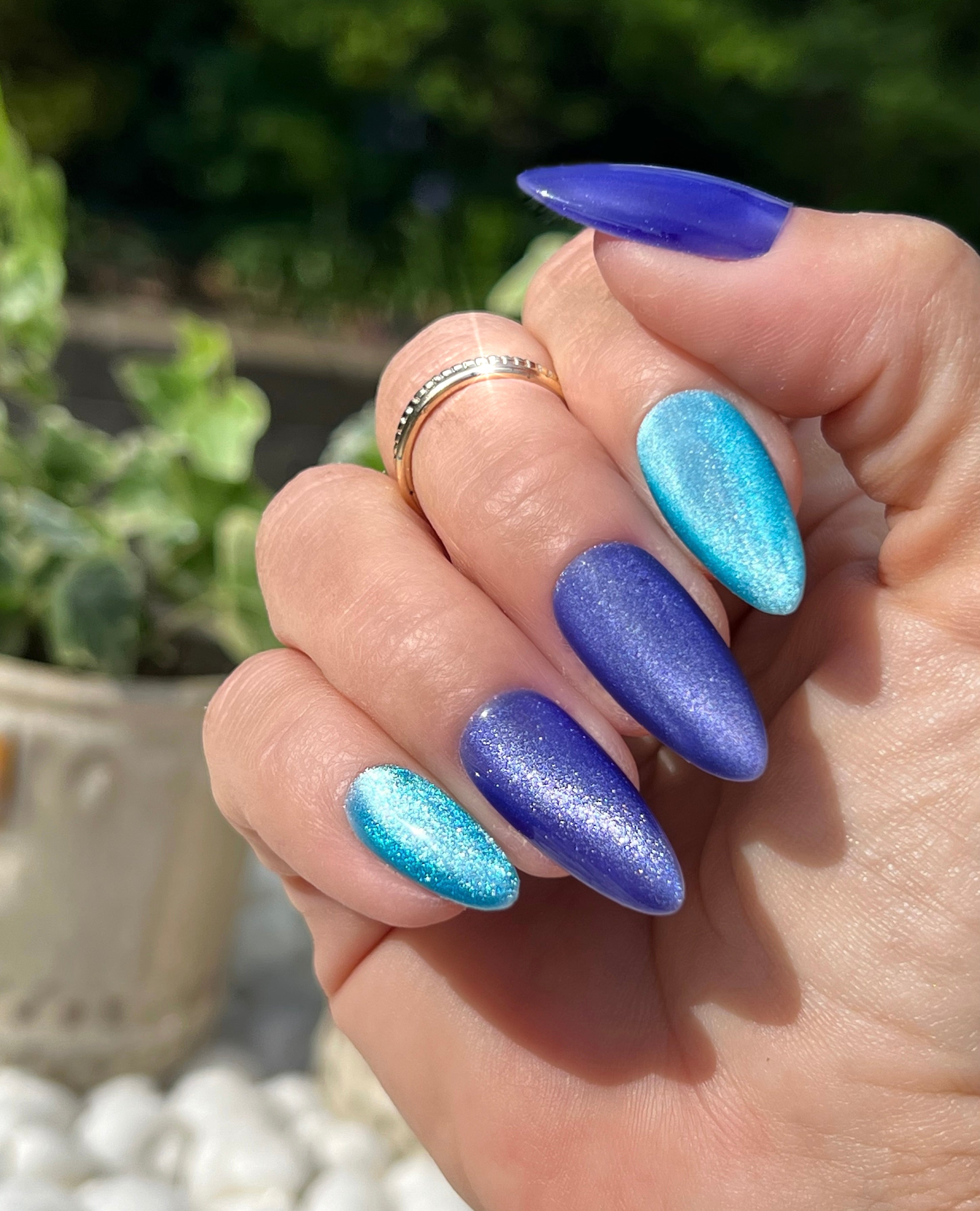 Gel Polish Cateye Purple