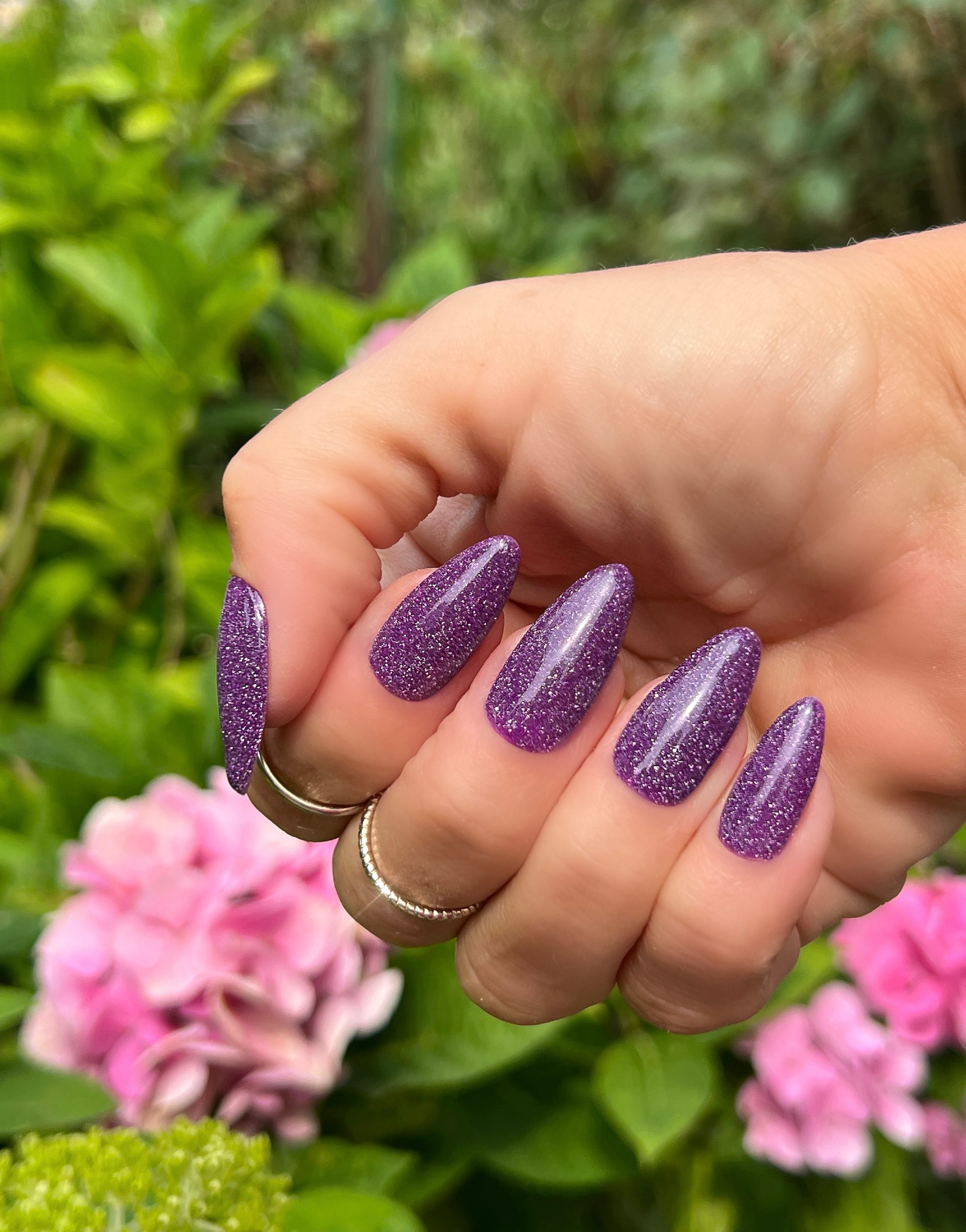 Gel Polish Purple Disco