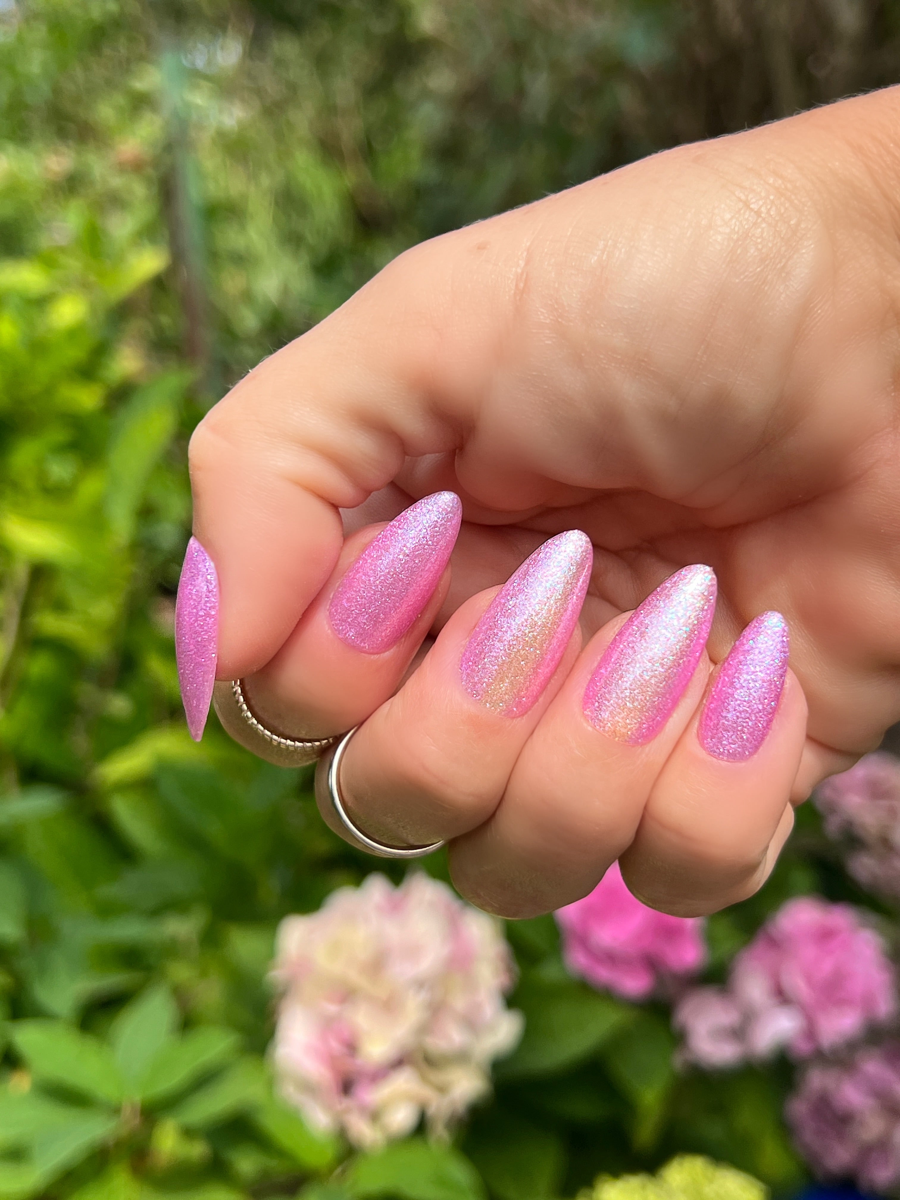 Gel Polish Fairy Glitter Pink