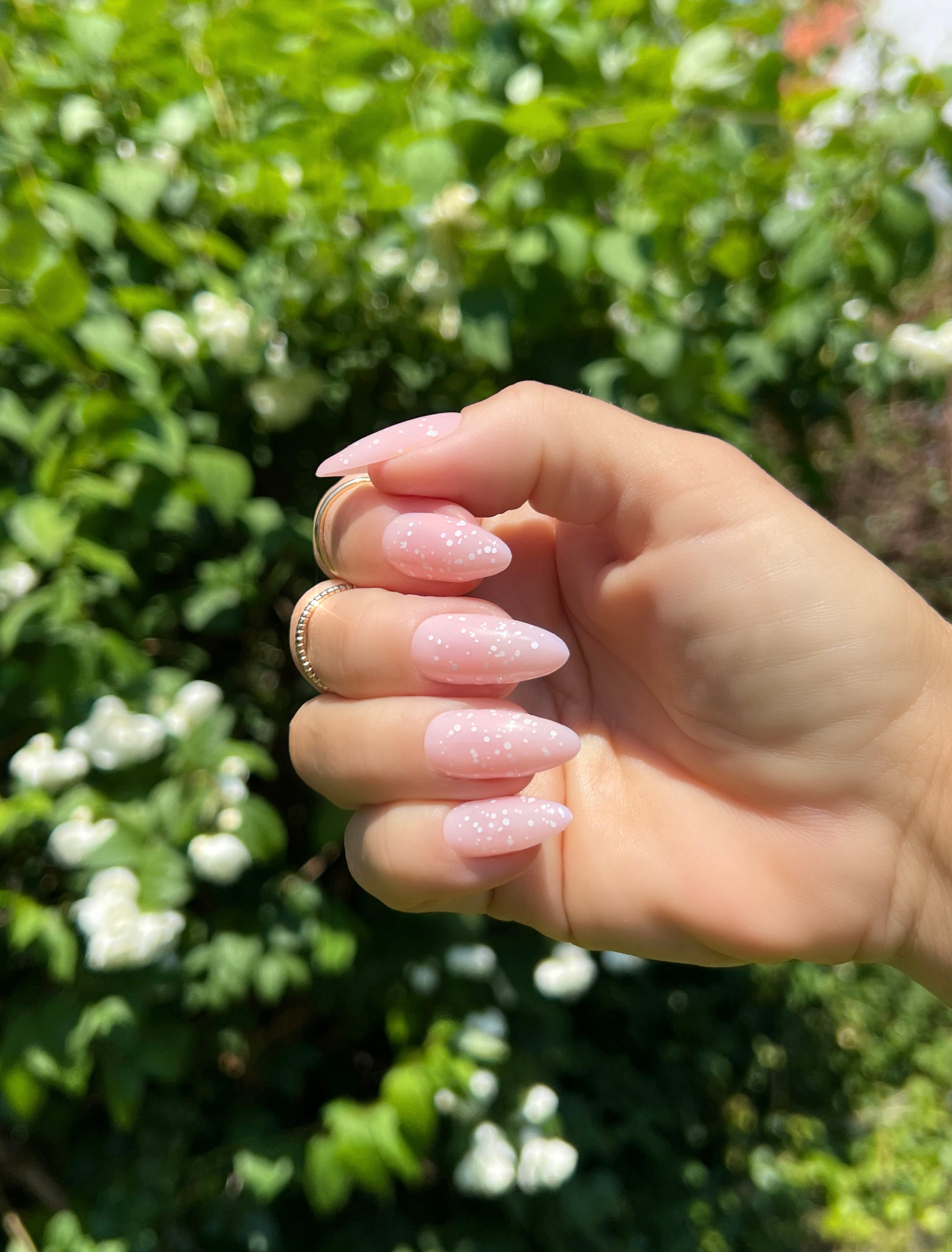 Gel Polish White Spot