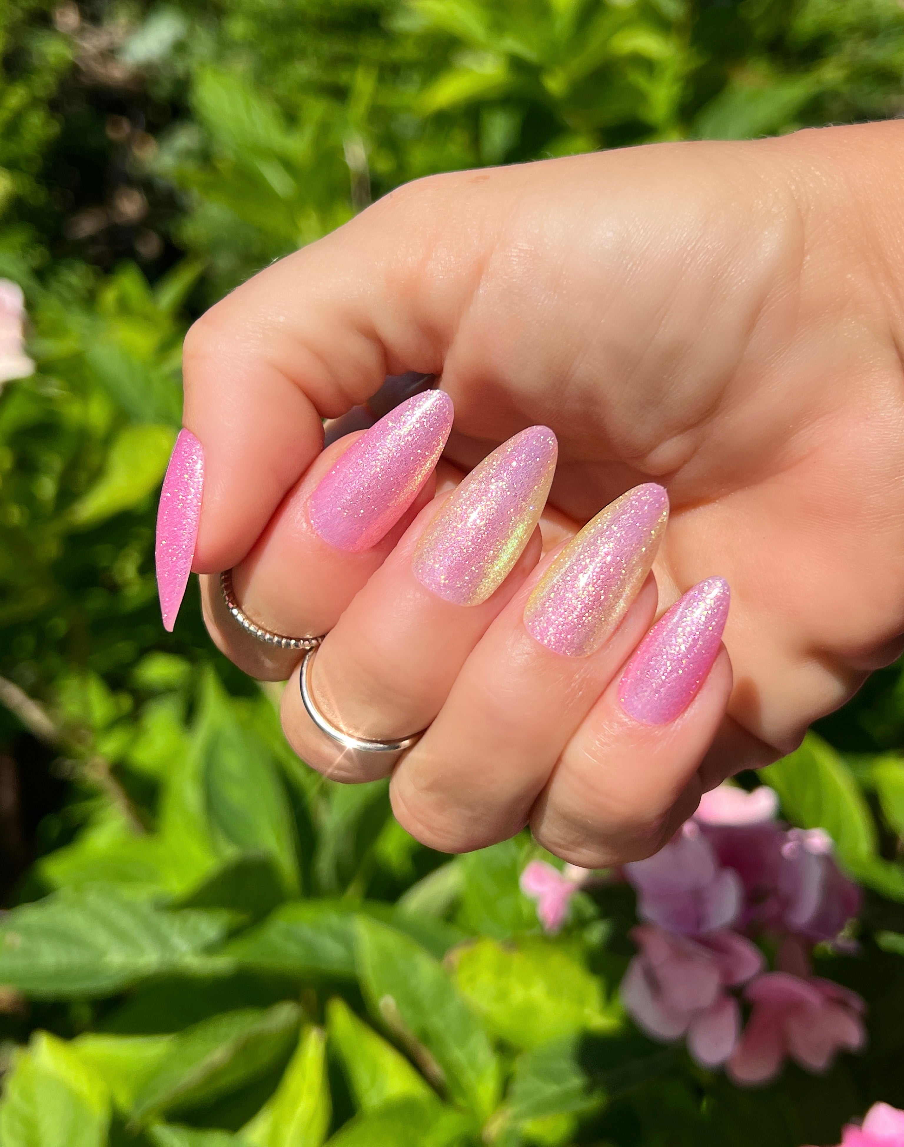 Gel Polish Sparkling Pink