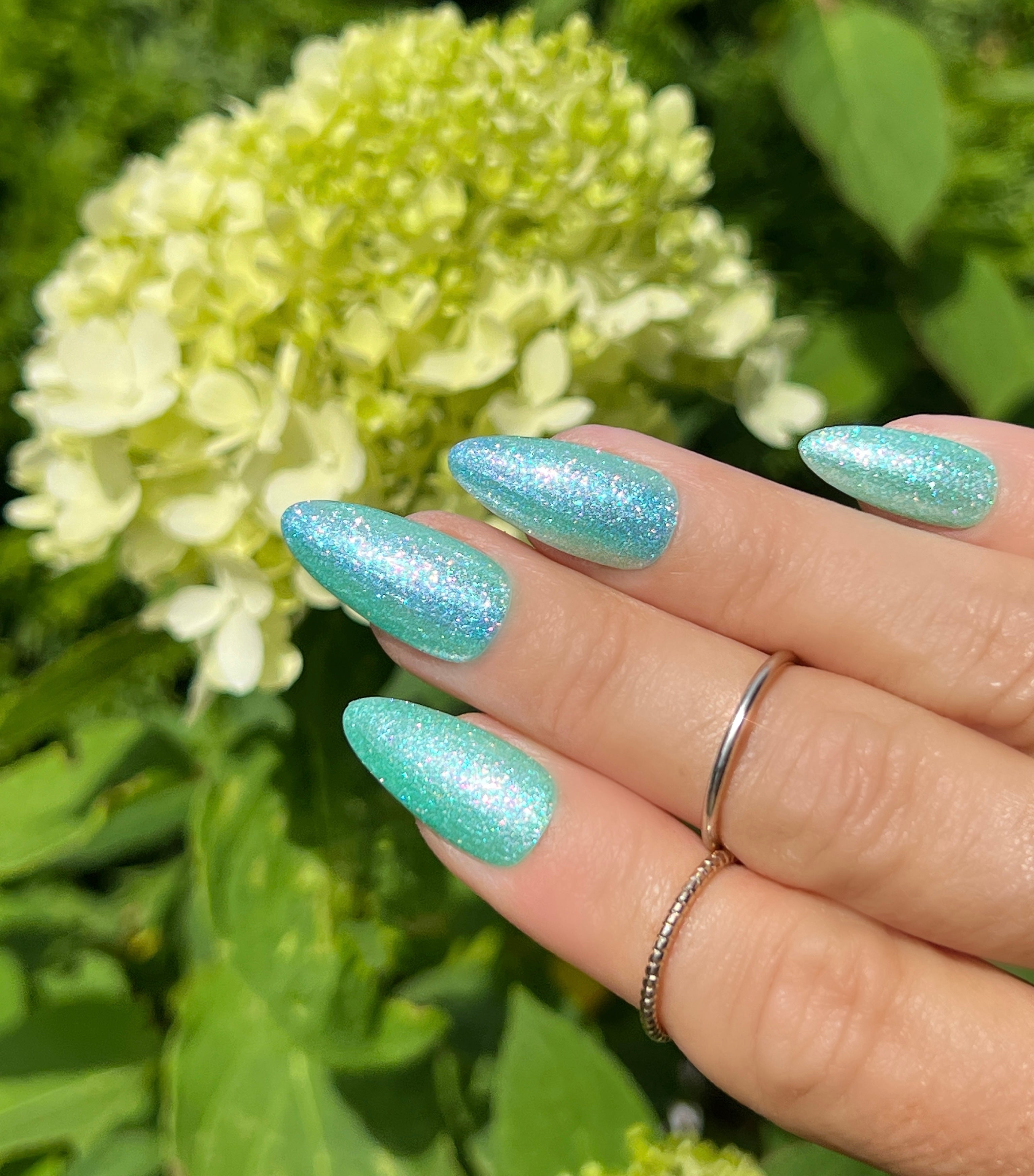 Gel Polish Fairy glitter green