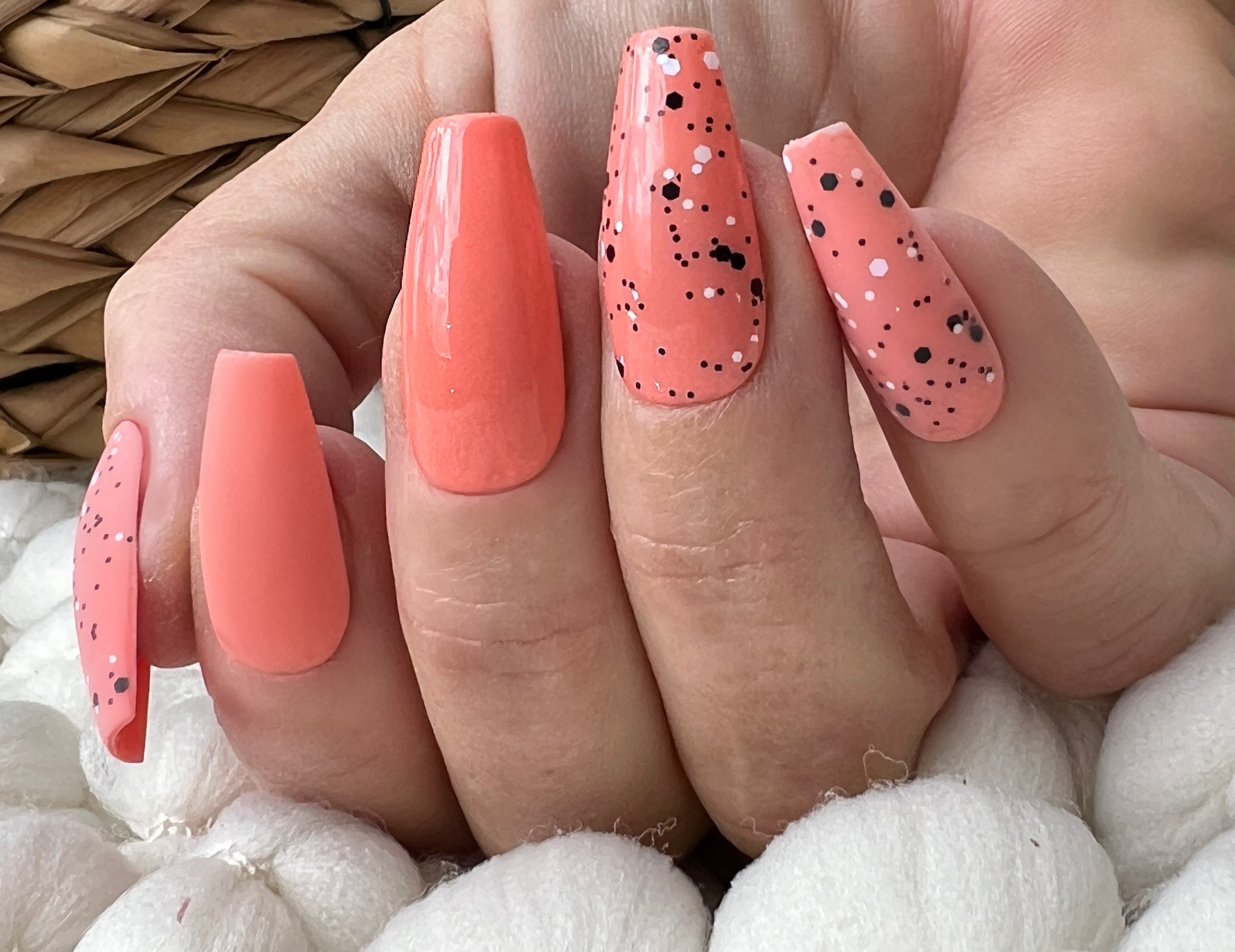 Gel Polish Peach Burst