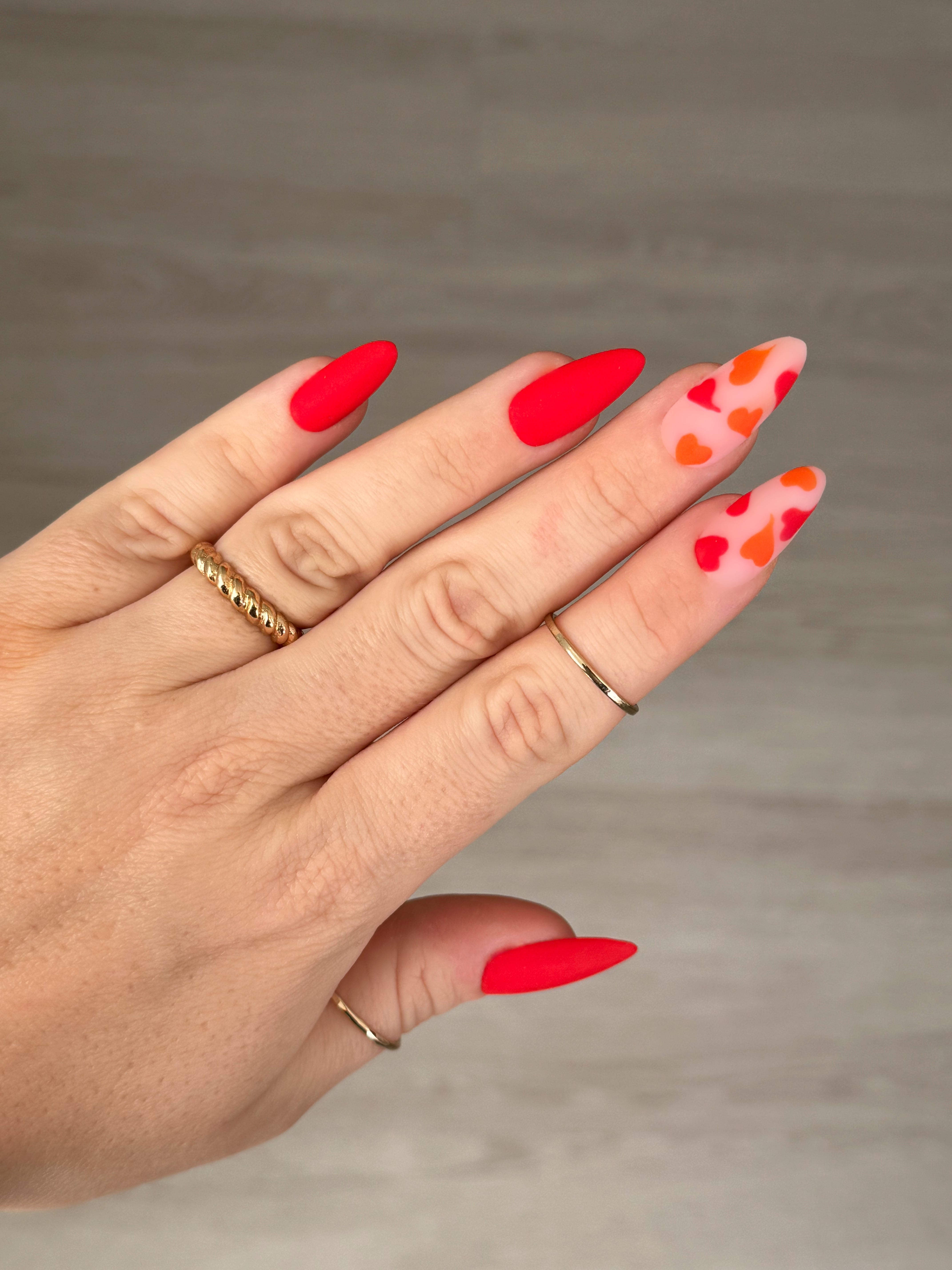 Gel Polish Red Orange