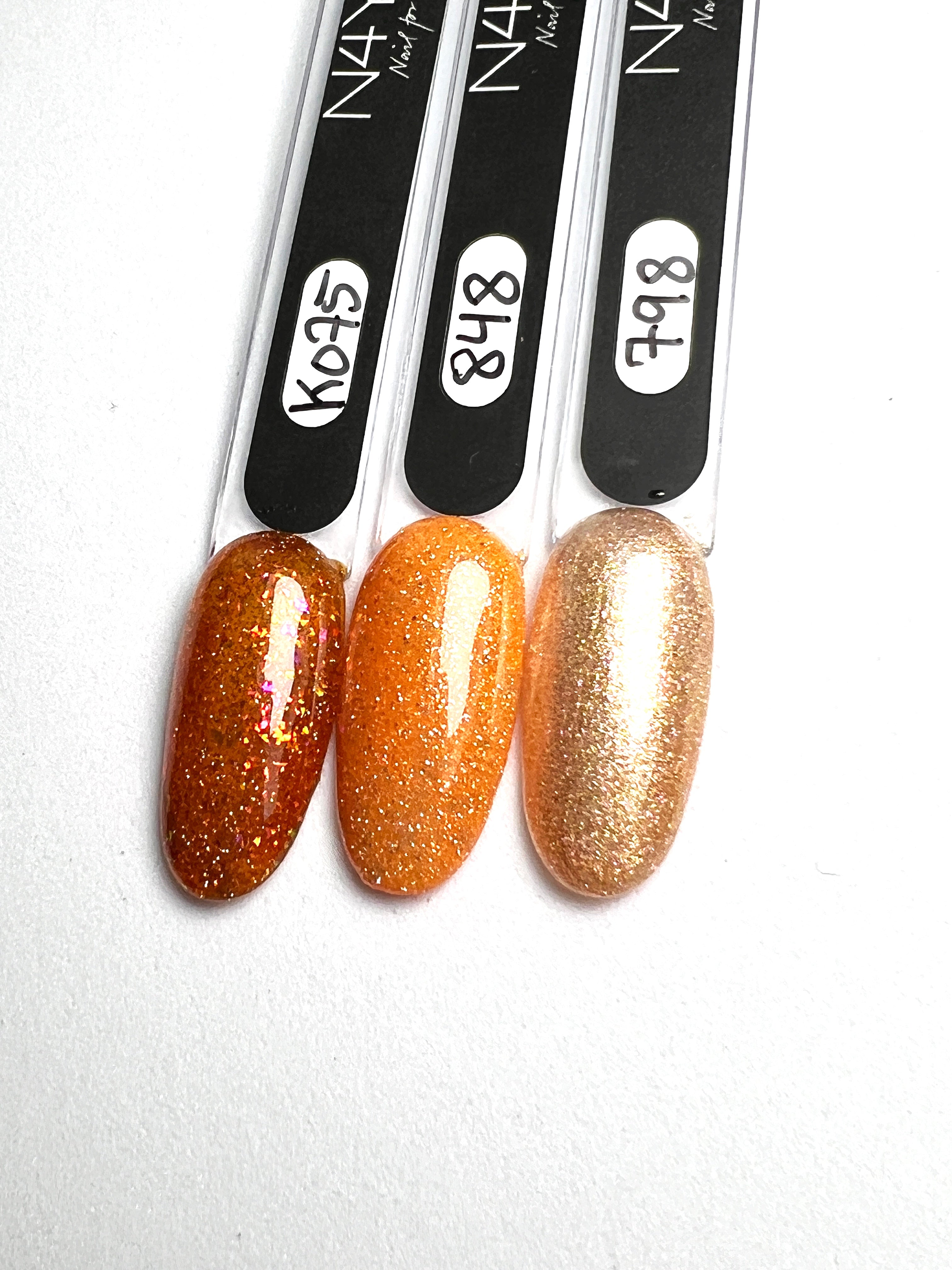 Gel Polish Sparkle Orange