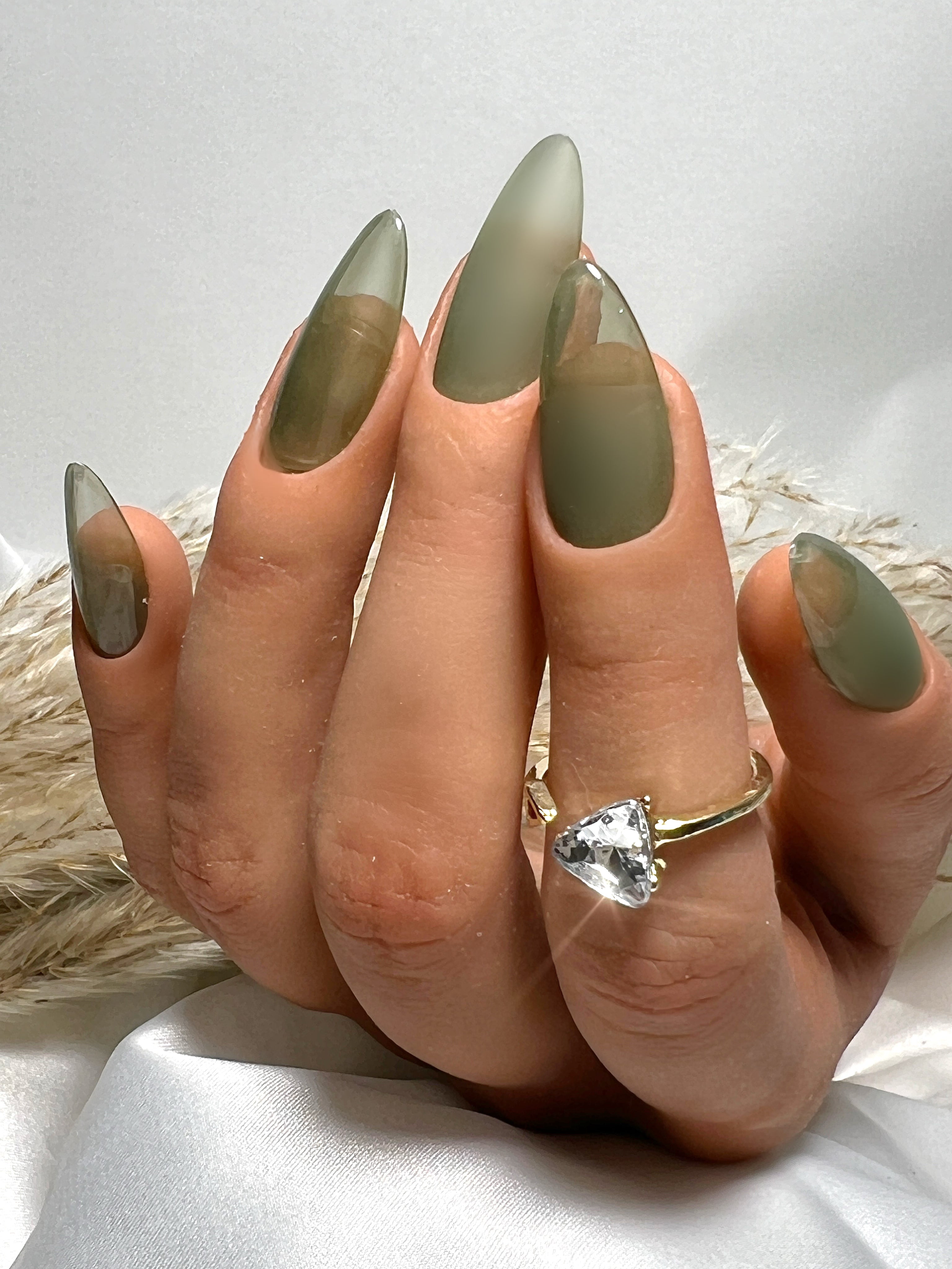 Gel Polish Clear Olive