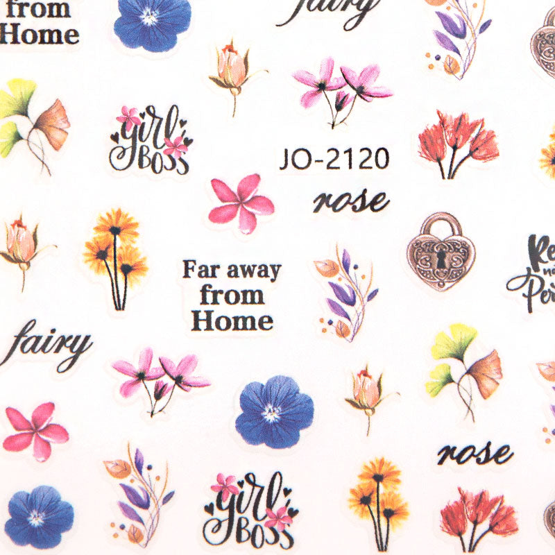 Nail Sticker 3 pcs jo-2121